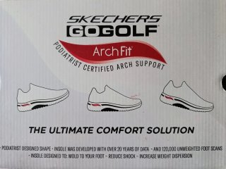 Zapatillas Skechers Golf Mujer Gris Rosa