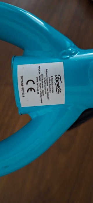 Bicicleta de equilibrio infantil azul