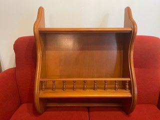 Estantería vintage madera con balaustres