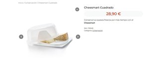 Tupperware Cheesmart Cuadrado