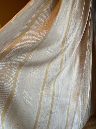 Conjunto cortinas, visillo y faldón con rieles