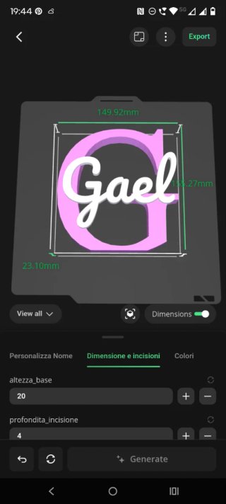Nombre Gael personalizado