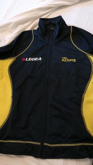 Giacca tuta Legea blu e gialla