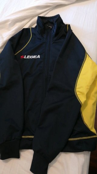 Giacca tuta Legea blu e gialla