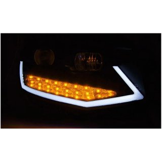 Faros Volkswagen T6 LED Fondo Negro