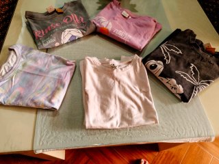 Lote 5 Camisetas Talla 12 Niña