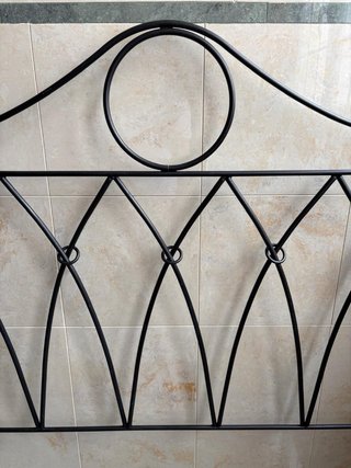 Cabecero de forja para cama de matrimonio