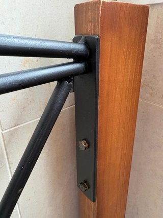 Cabecero de forja para cama de matrimonio