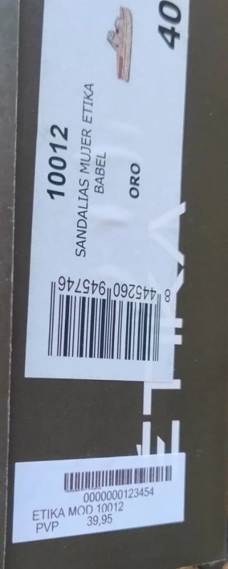 Sandalias Etika Mujer Talla 40 sin estrenar