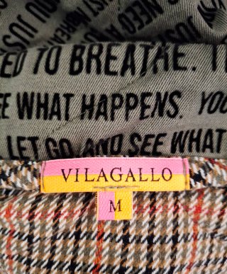 Chaleco estampado Let Go
