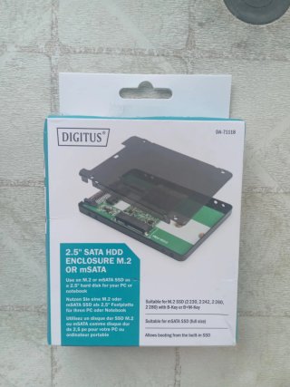 Adattatore DIGITUS 2.5 SATA HDD Enclosure M.2