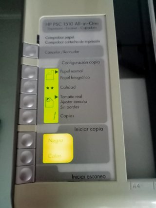 Impresora HP Beige y gris