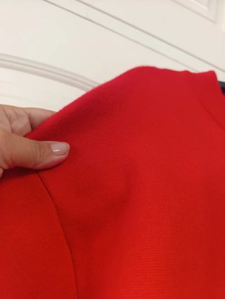 Vestido Zara Punto Rojo Talla M