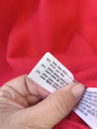 Vestido Zara Punto Rojo Talla M