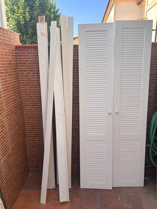 Puertas de armario/vestidor blancas