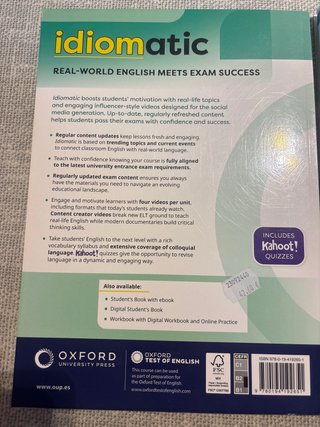 Idiomatic 1 Student's Book with Ebook