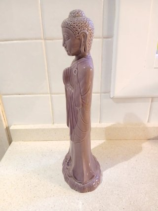 Figura Buda Morado Oración