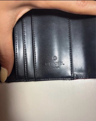 Portafoglio Chanel Donna Vintage Farfalla Rosso Ne