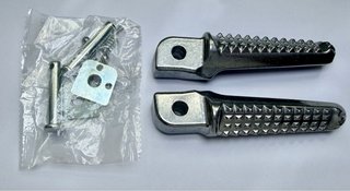 Reposapies estriberas aluminio moto scooter