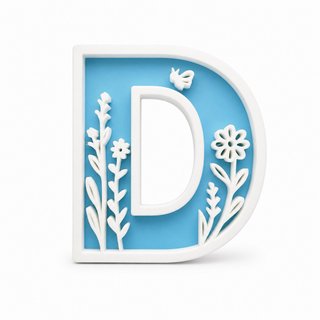 Letra impresa en 3D