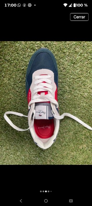 Zapatillas Pepe Jeans London Azul/Rojo