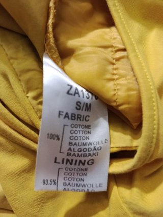 Mono amarillo talla S/M