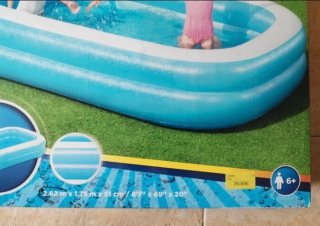 Piscina hinchable familiar 2,72x1,75x51