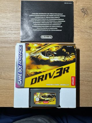 Driv3r Game Boy Advance (PAL)