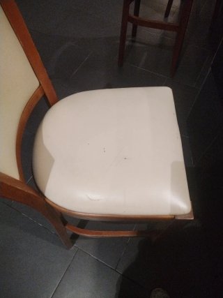 7 Banquetas de madera El precio es por banqueta
