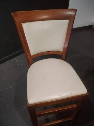 7 Banquetas de madera El precio es por banqueta