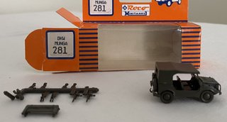 Maqueta. DKW Munga F91/4. HO. ROCO