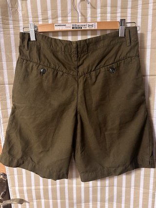 Pantalón corto Zara Man verde oliva