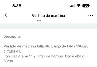 Vestido de madrina morado