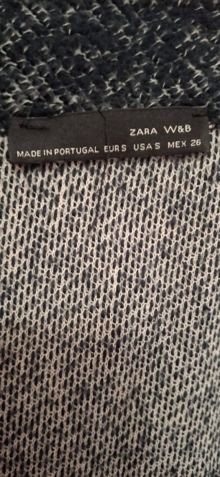 Abrigo fino Zara gris