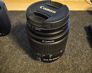 Canon EOS 2000D + Lente 18-55mm APS-C + Lente 55mm
