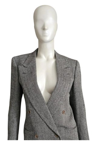 Blazer Doppio Petto Hilton Tweed Spinato