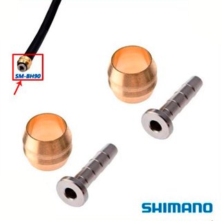 2 Olivas y Pines para Frenos Disco SHIMANO SM-BH90