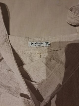 Peto corto beige talla L