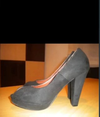 Zapatos de plataforma gris perla