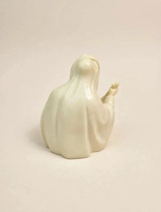 Figura Virgen con Niño Marfil