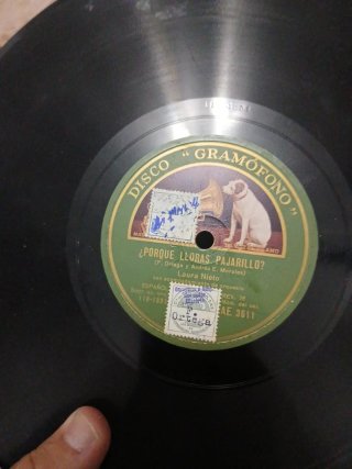 Lote 5 Discos Pizarra 78rpm Flamenco Español