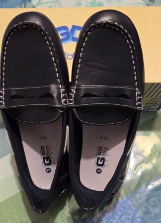 Mocassini in pelle bambino taglia 35