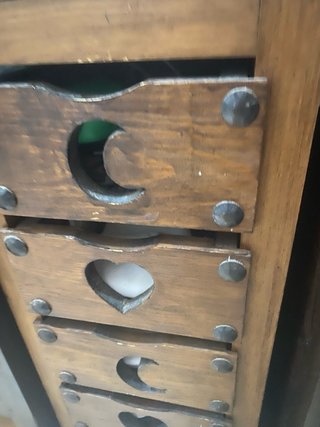 Cajonera pequeña madera 4 cajones