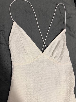 Vestido corto blanco verano