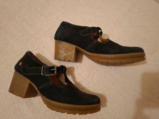 Sandalias ART tacón negras talla 38