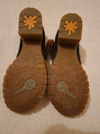 Sandalias ART tacón negras talla 38