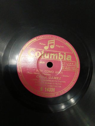 Lote 9 discos pizarra 78rpm