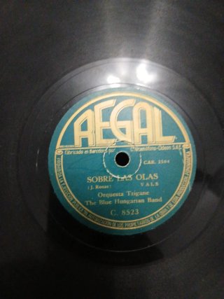 Lote 9 discos pizarra 78rpm