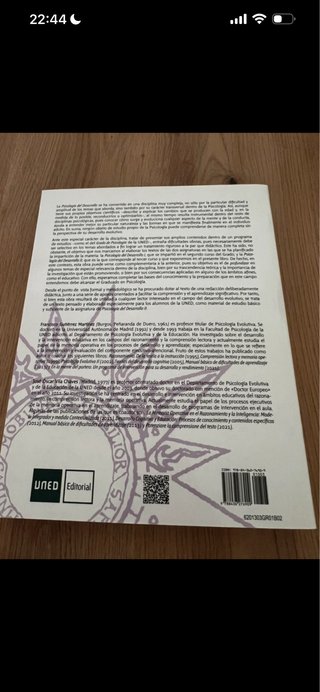 Psicología del desarrollo II UNED