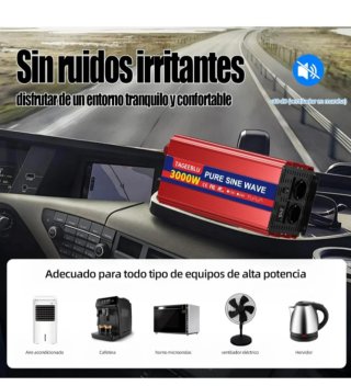 Inversor 3000W Onda Pura 12V/24V